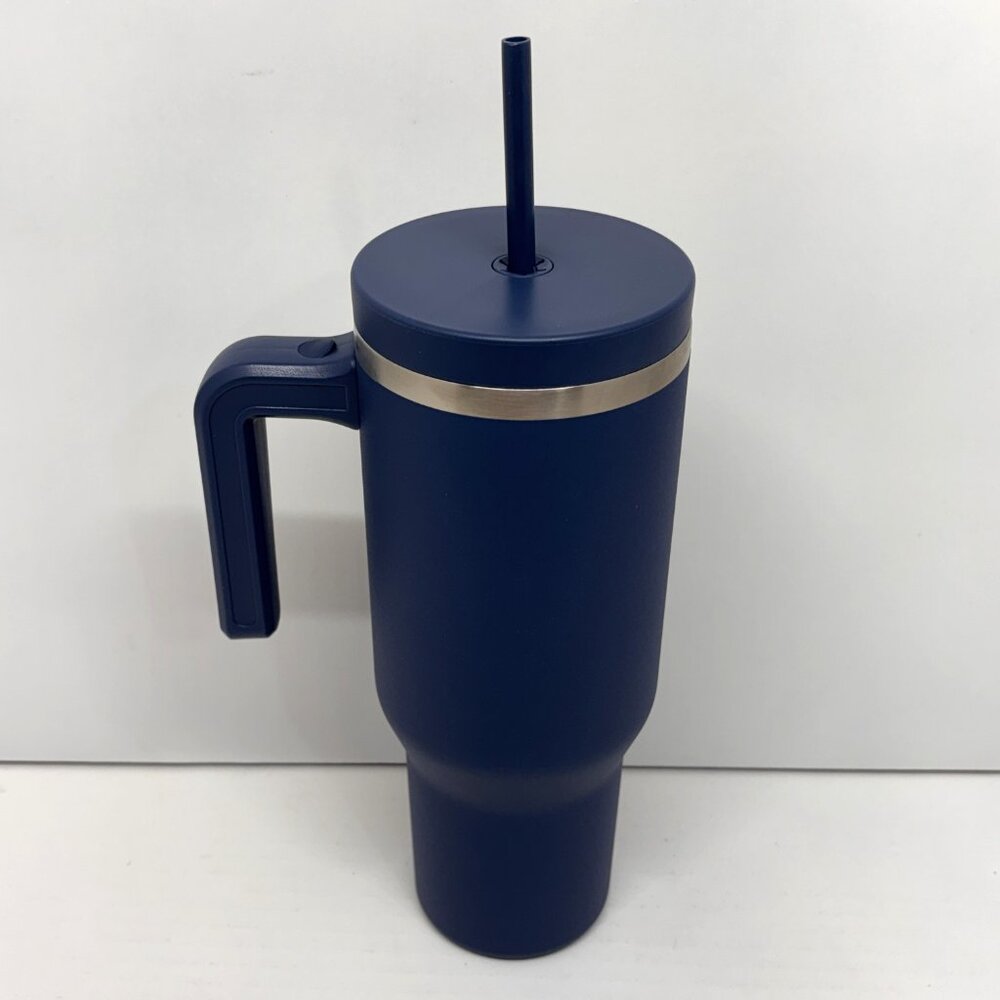 Hydrapeak Voyager 40 oz Tumbler With Handle and Straw Lid Blue - New no Tags